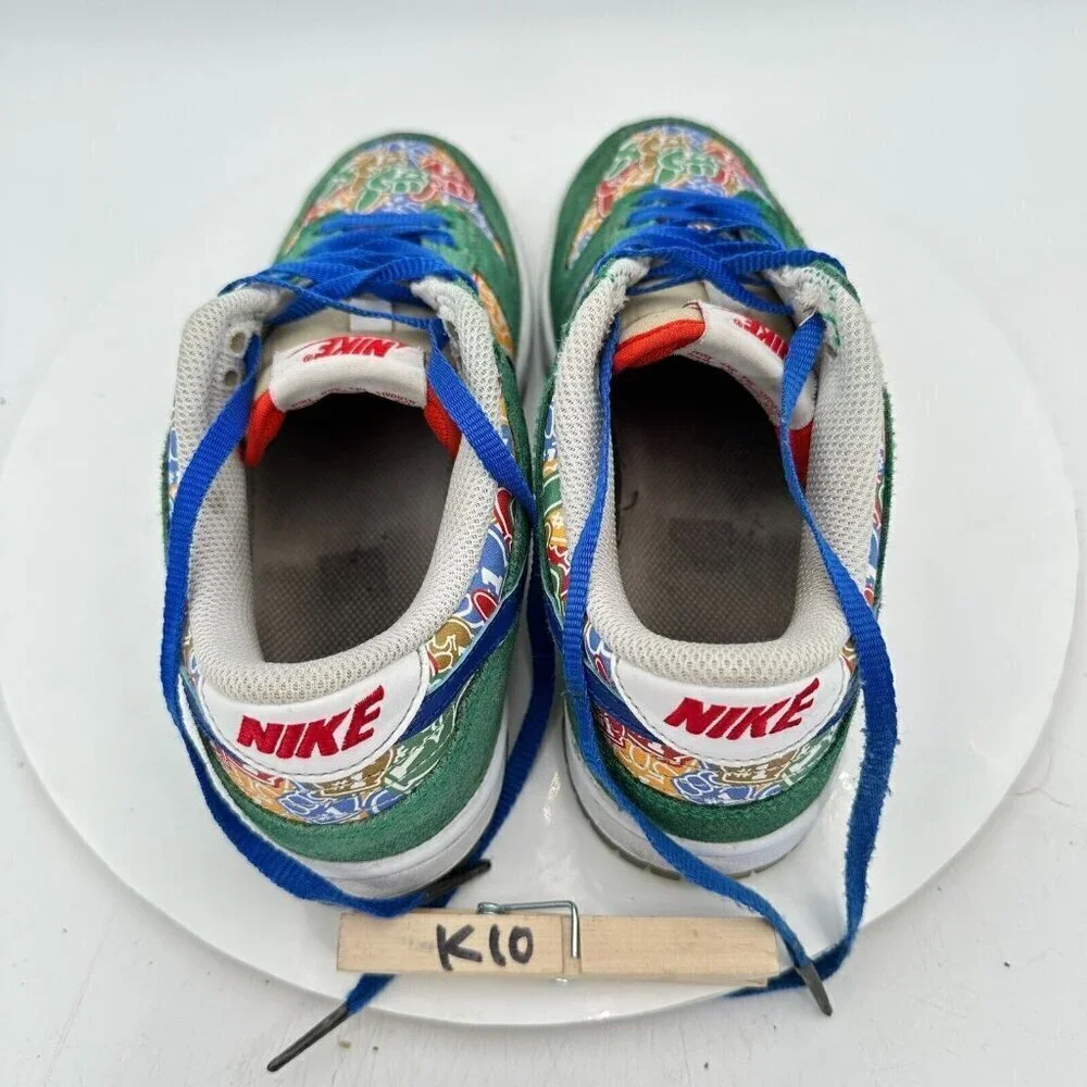 Nike Dunk Low Foam Youth Size 4.5Y Women 6 DZ5299-300 Finger Stadium Green Shoes